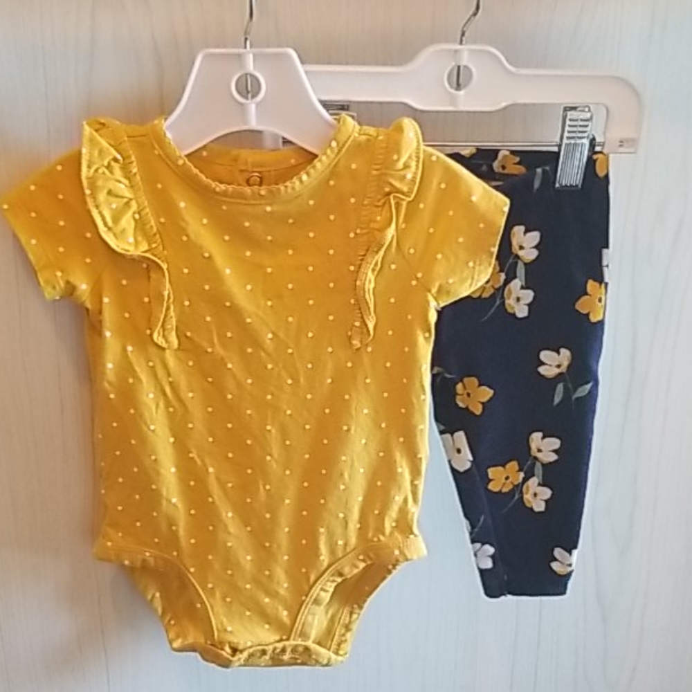 3/$12 Carter's onesie and pant bundle